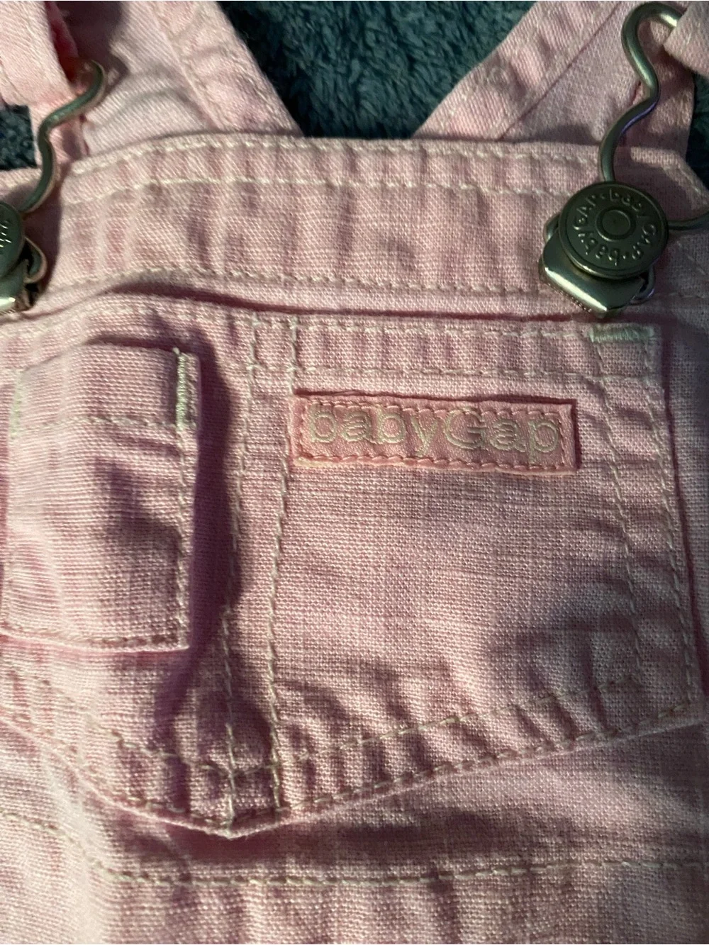 GAP Y2K Vintage Baby Girl Overalls shorts - 100% Cotton, Size 0-3 months